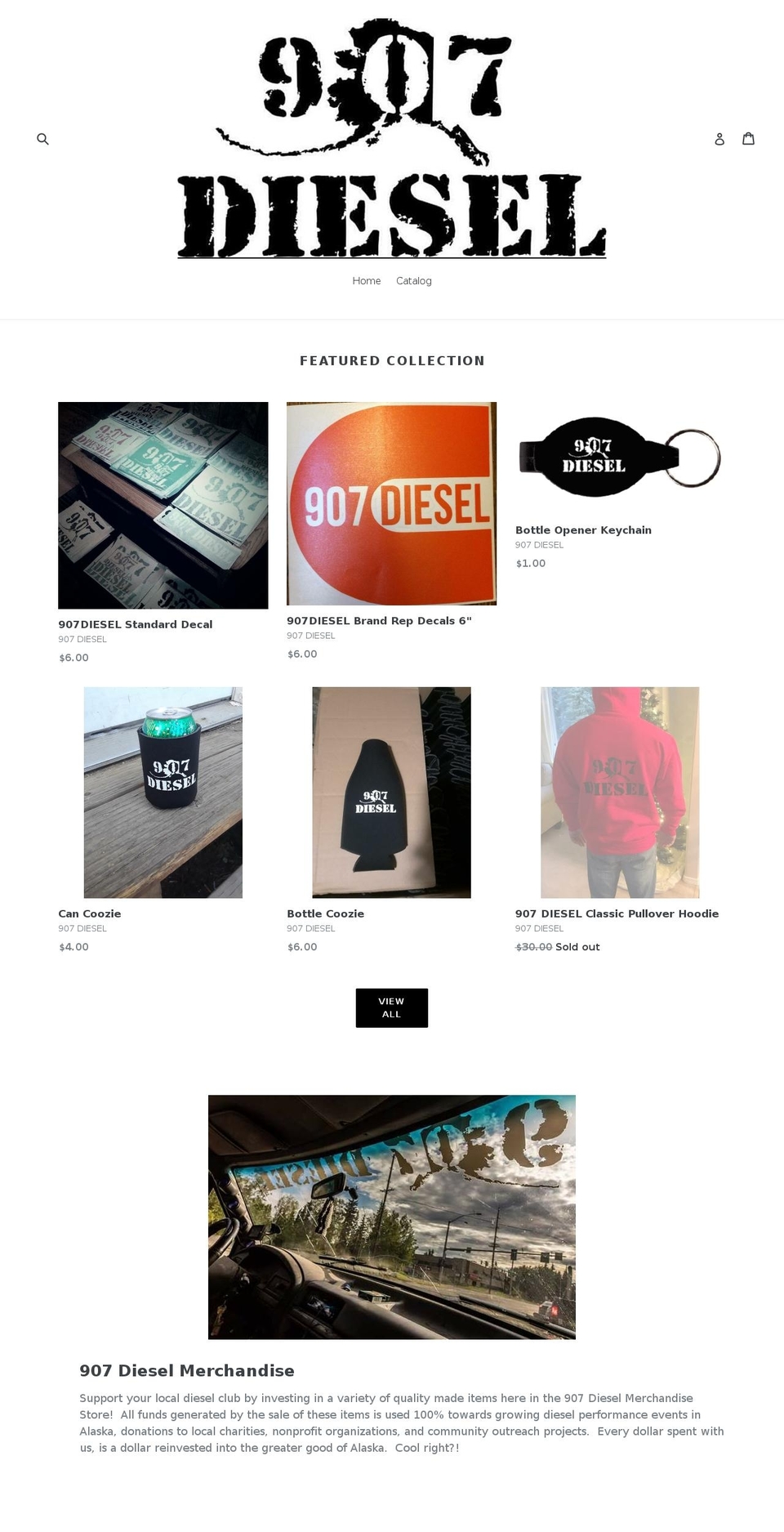 907dieselstore.com — Shopify storefront screenshot