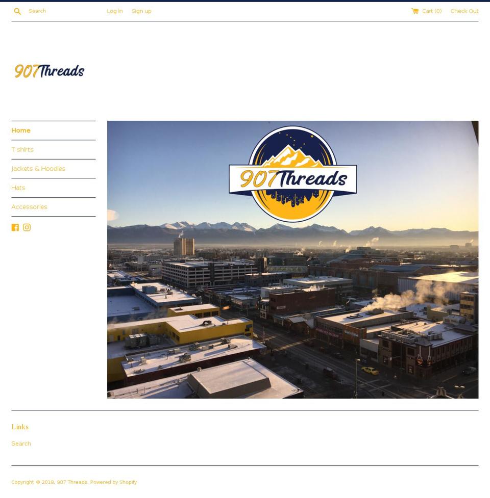 907threads.com — Shopify storefront screenshot