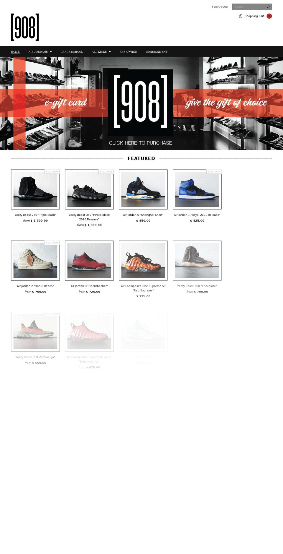 908store.com shopify website screenshot