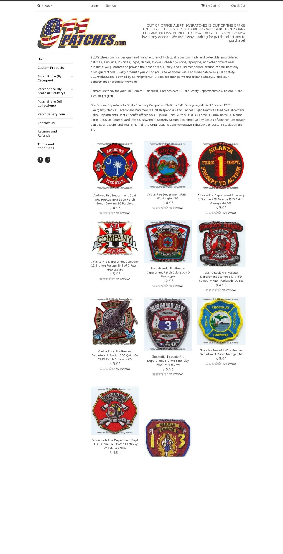 911patch.com shopify website screenshot
