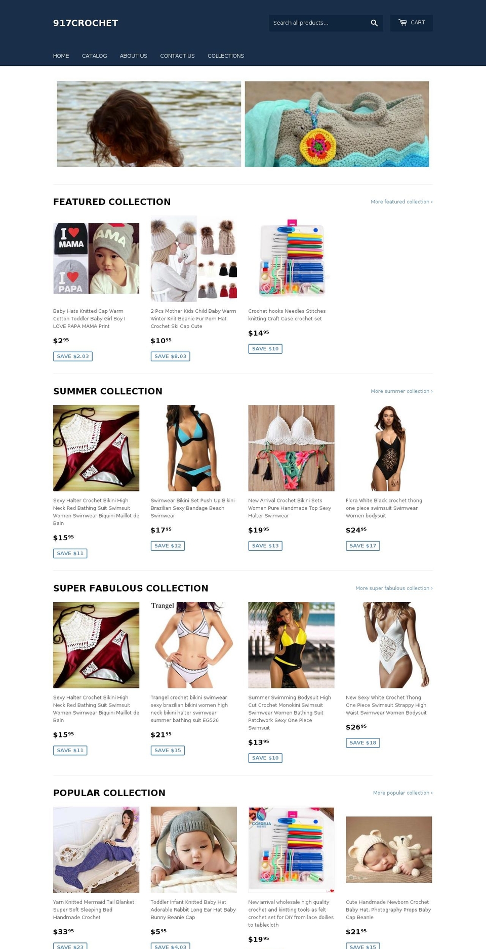 917crochet.com — Shopify storefront screenshot