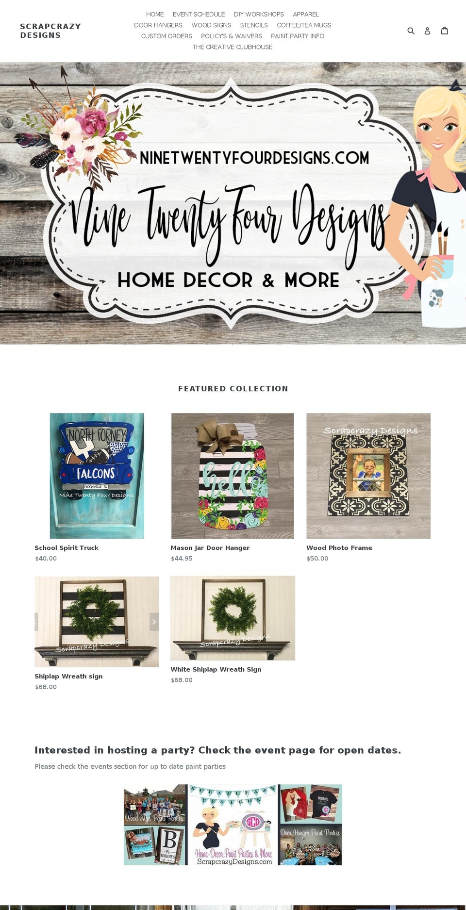 924designs.com — Shopify storefront screenshot