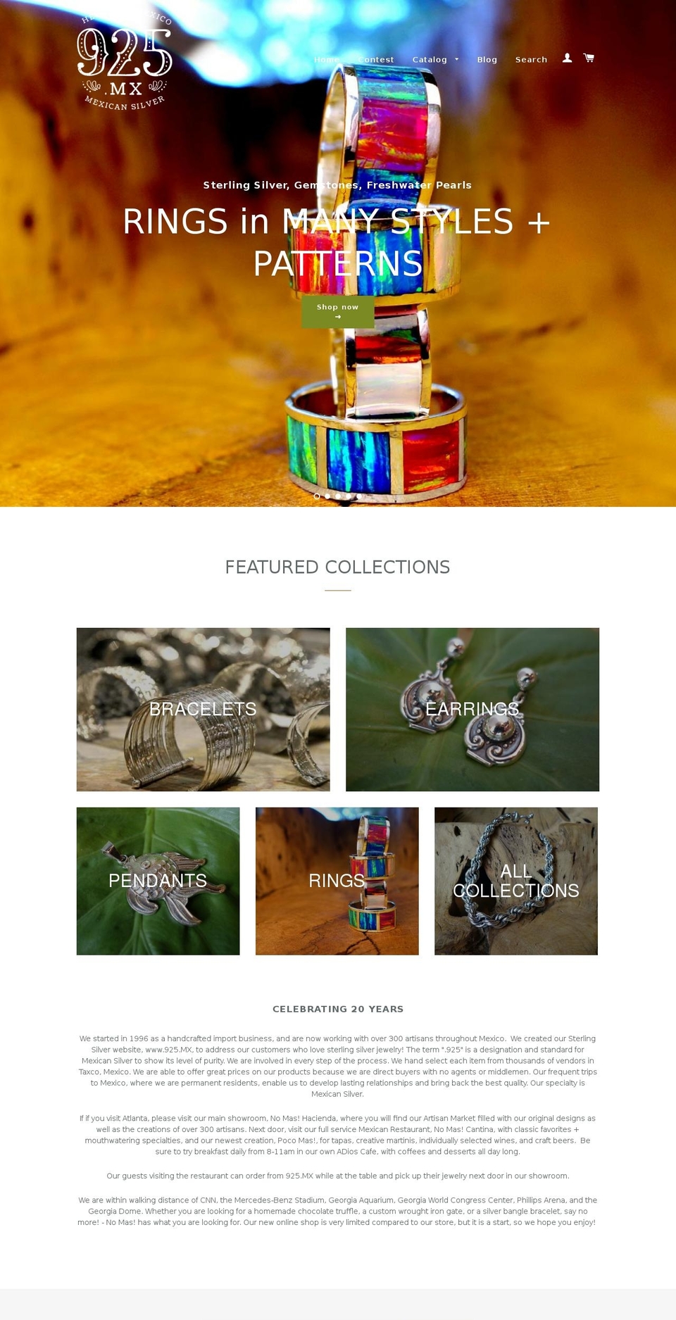 925mx.com shopify website screenshot