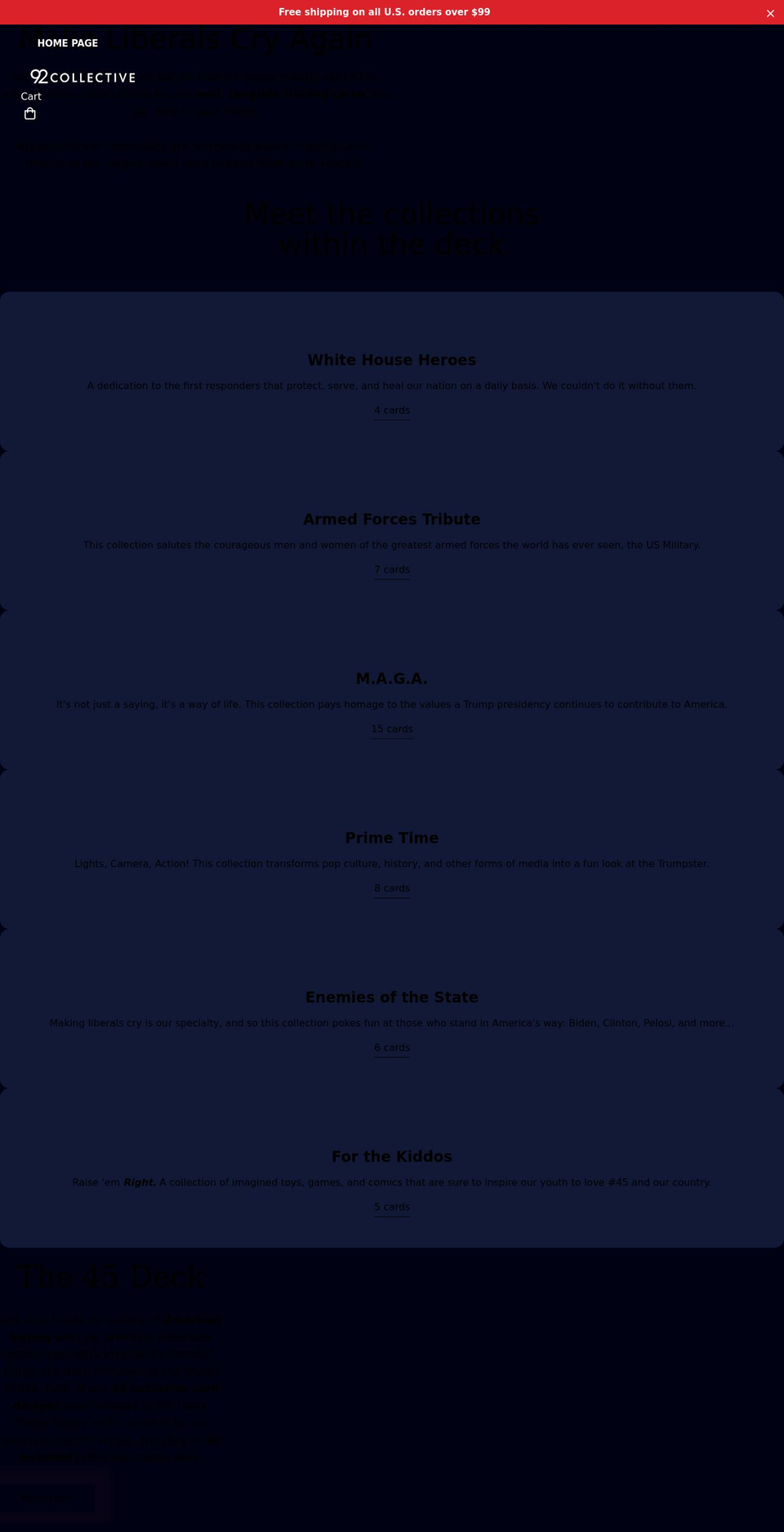92collective.com shopify website screenshot