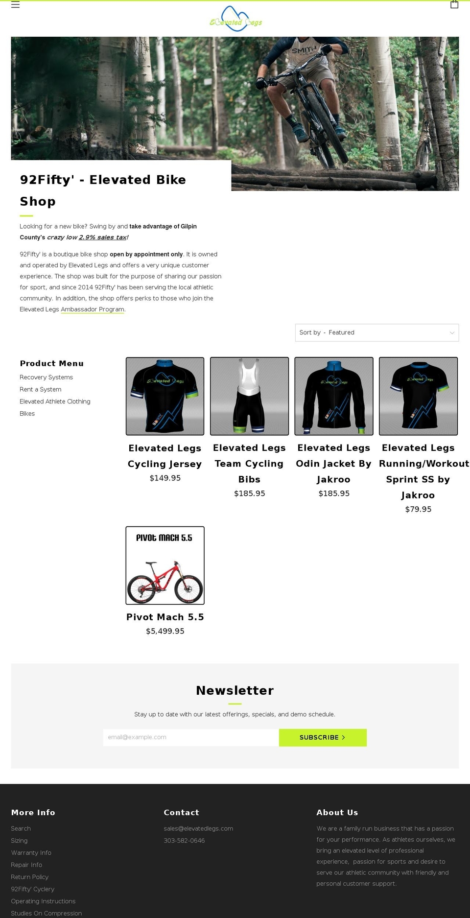 92fifty.com — Shopify storefront screenshot