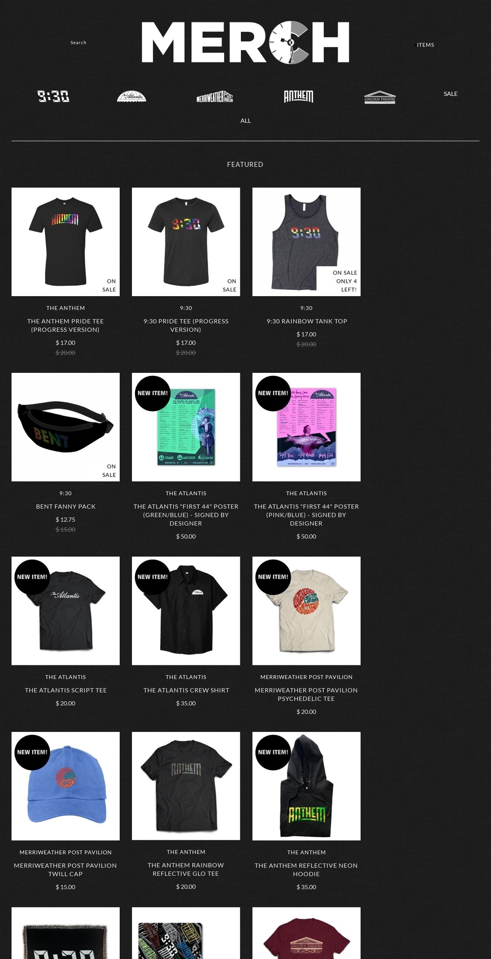 930-club.myshopify.com shopify website screenshot