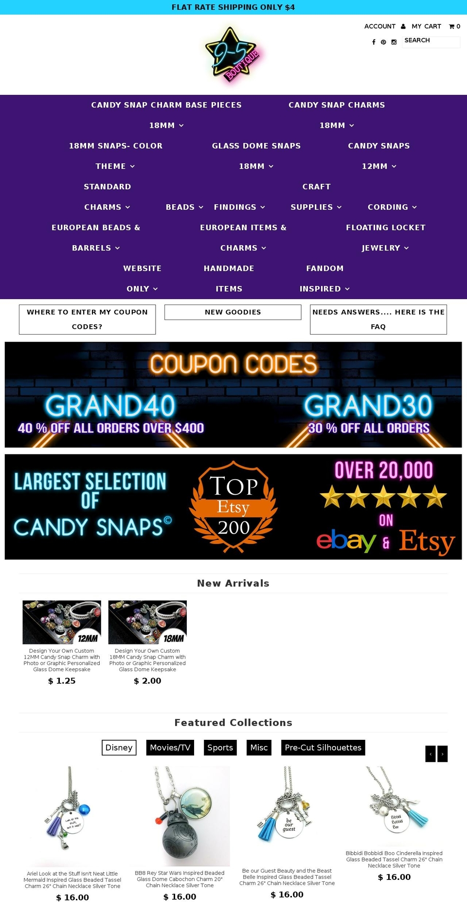95boutique.com shopify website screenshot