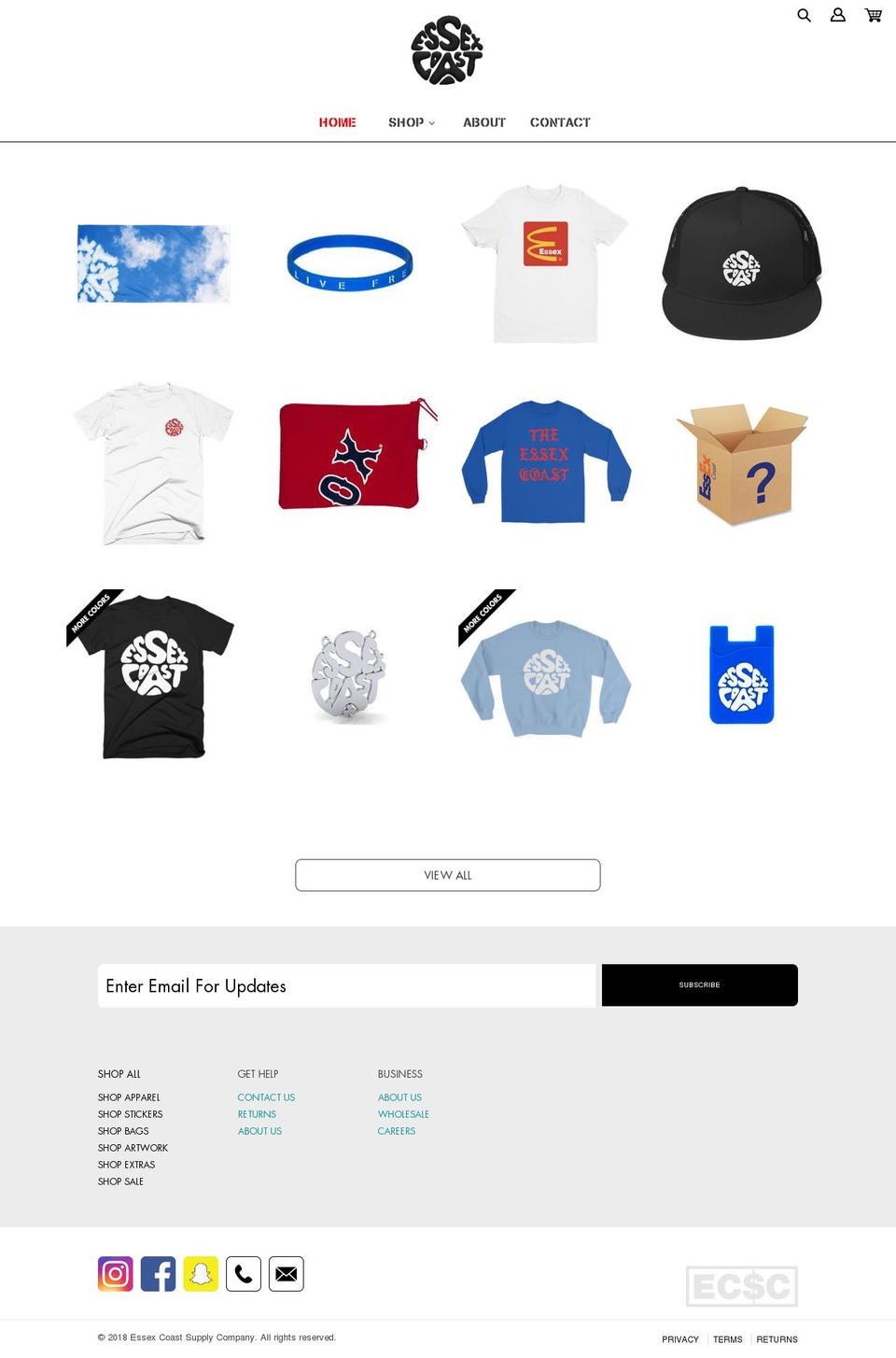 978shore.net shopify website screenshot