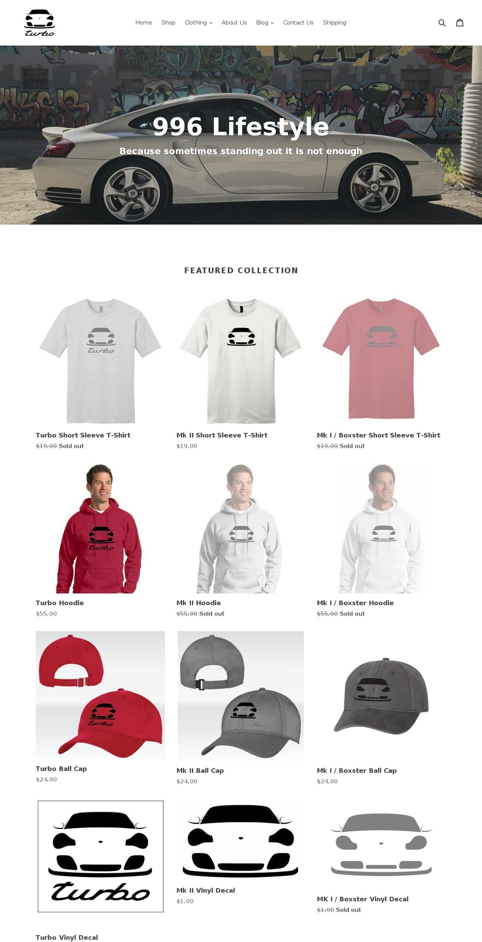 996-lifestyle.com — Shopify storefront screenshot