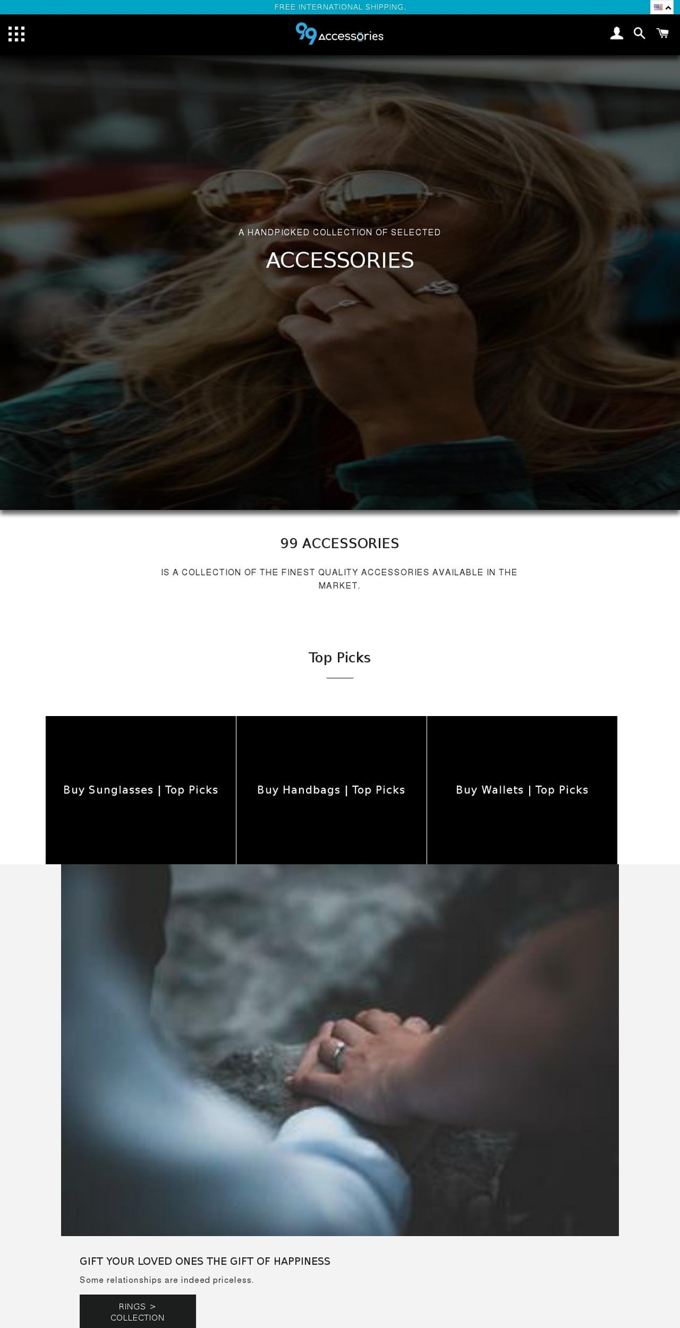99accessories.com — Shopify storefront screenshot