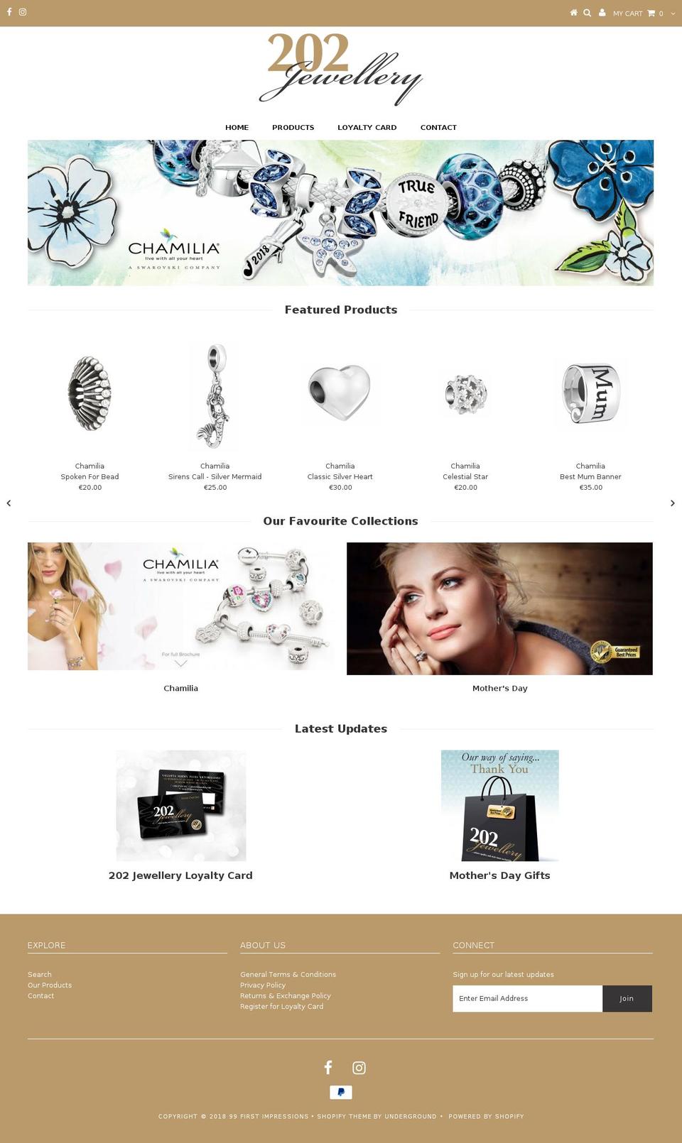 99firstimpressions.com — Shopify storefront screenshot