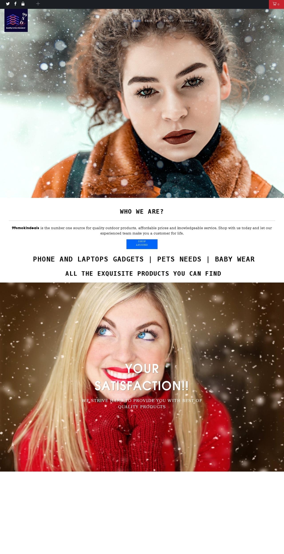 99smokindeals.com shopify website screenshot