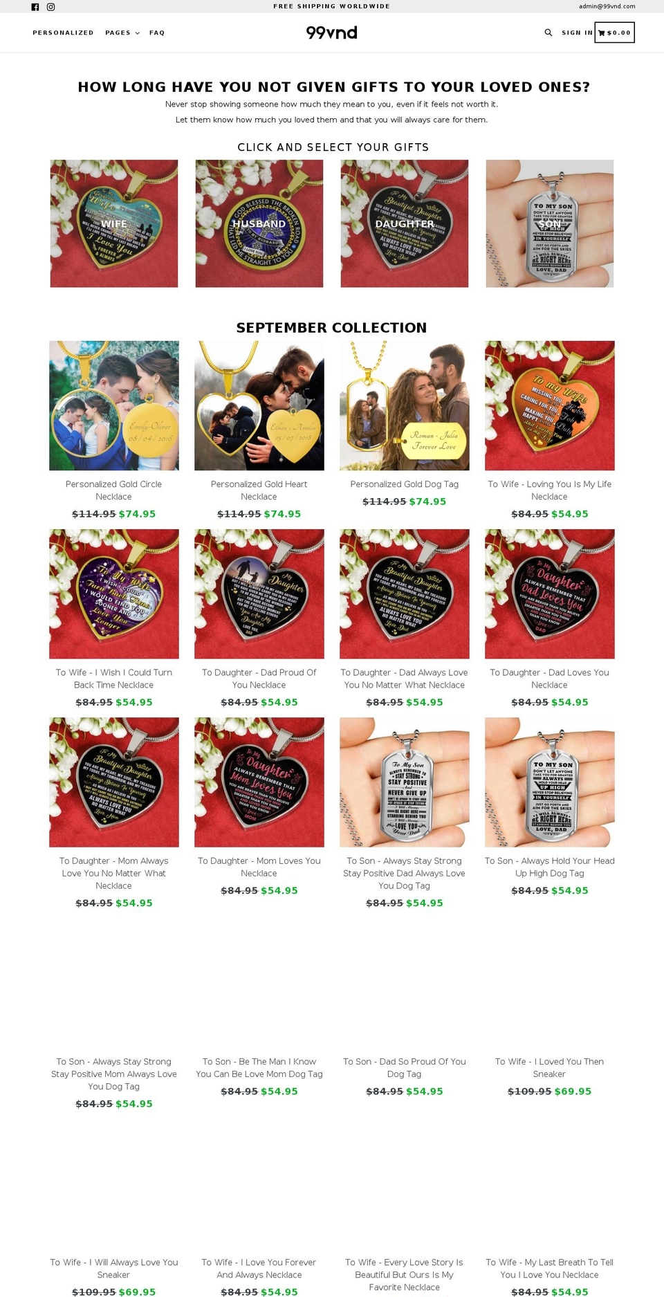 99vnd.com — Shopify storefront screenshot