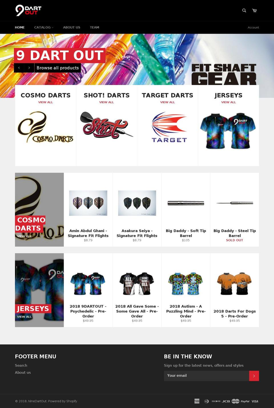 9dartout.us shopify website screenshot