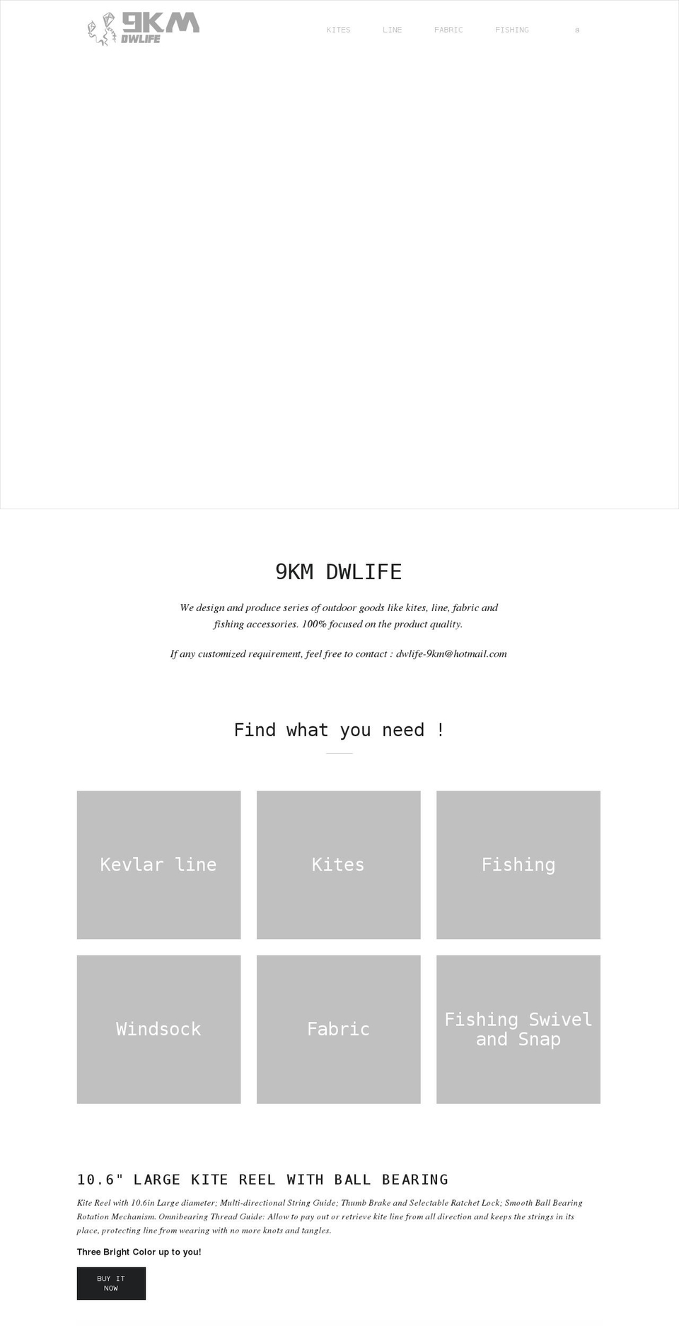 9km-outdoor.com shopify website screenshot