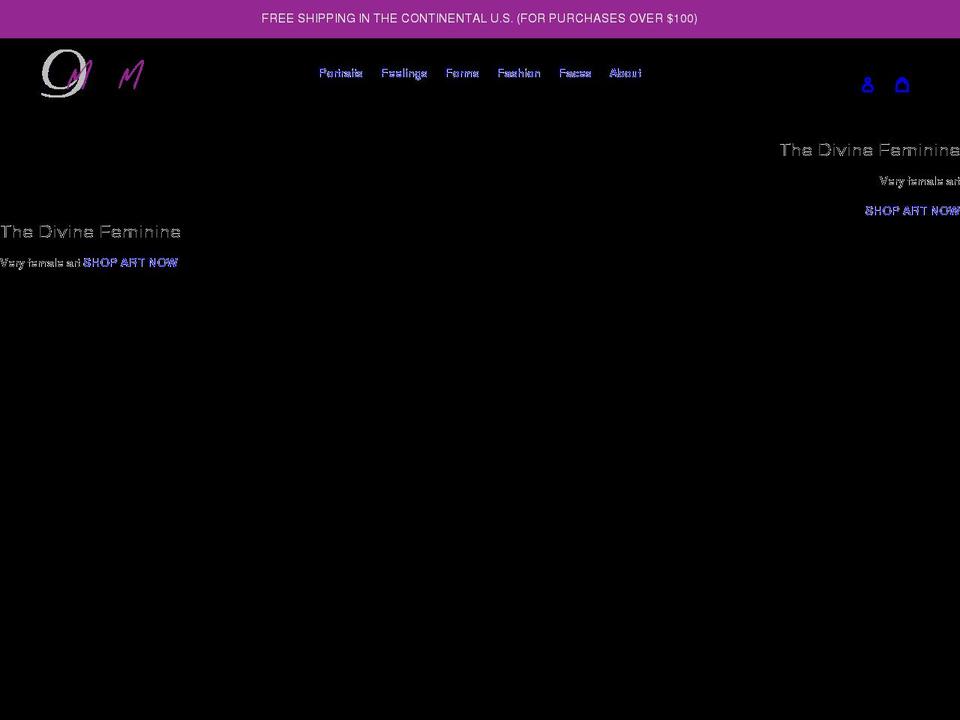 9modernmuses.com shopify website screenshot