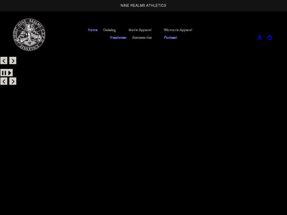 9realmsathletics.com shopify website screenshot