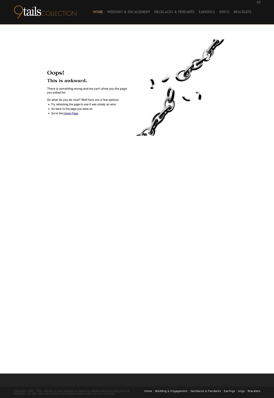 9tailscollection.com — Shopify storefront screenshot