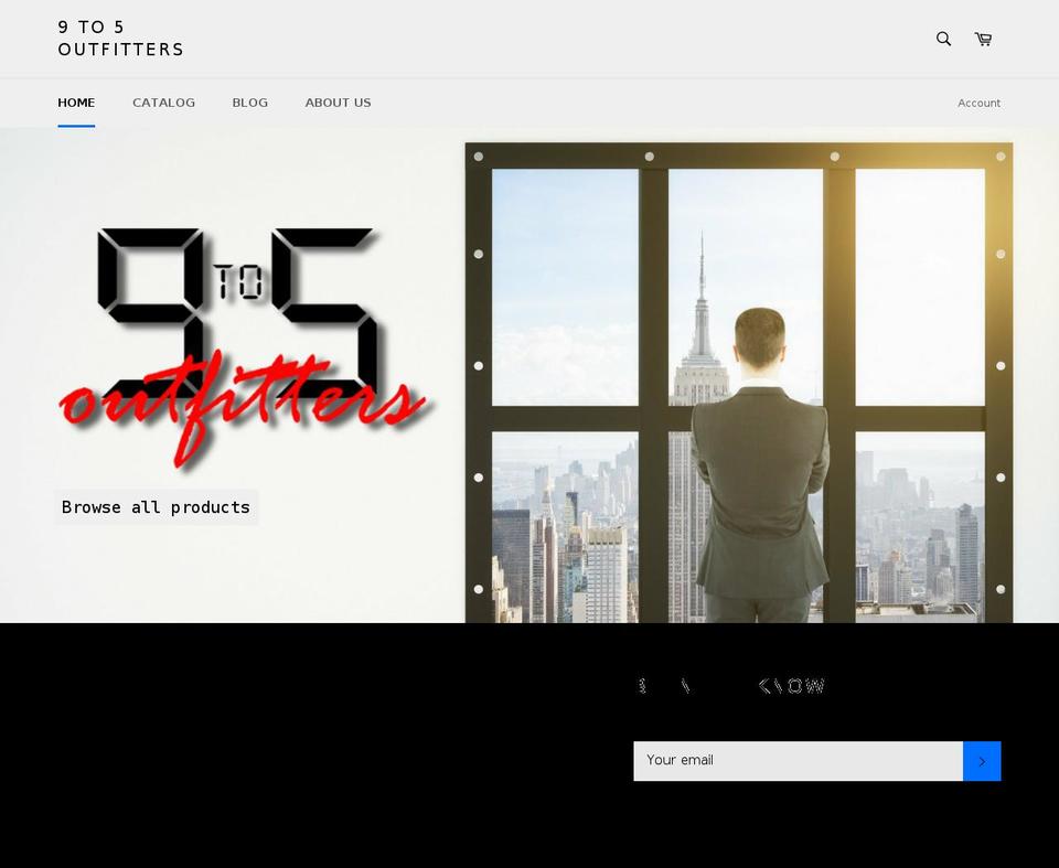 9to5outfitters.com — Shopify storefront screenshot