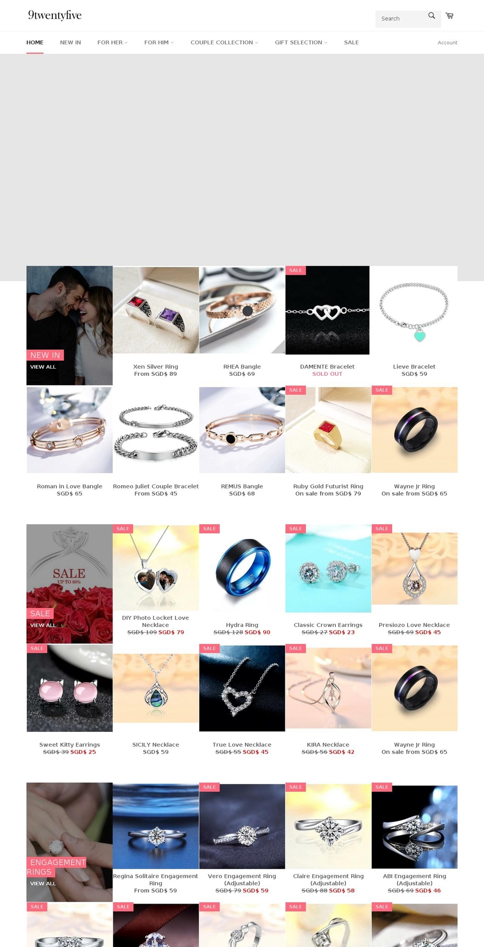 9twentyfivejewelry.com — Shopify storefront screenshot