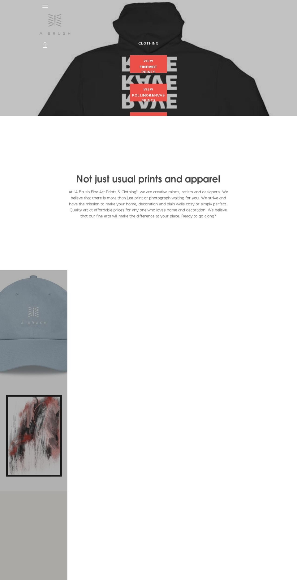 a-brush.com — Shopify storefront screenshot