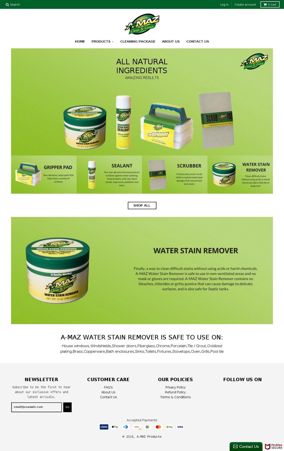 a-maz.biz shopify website screenshot