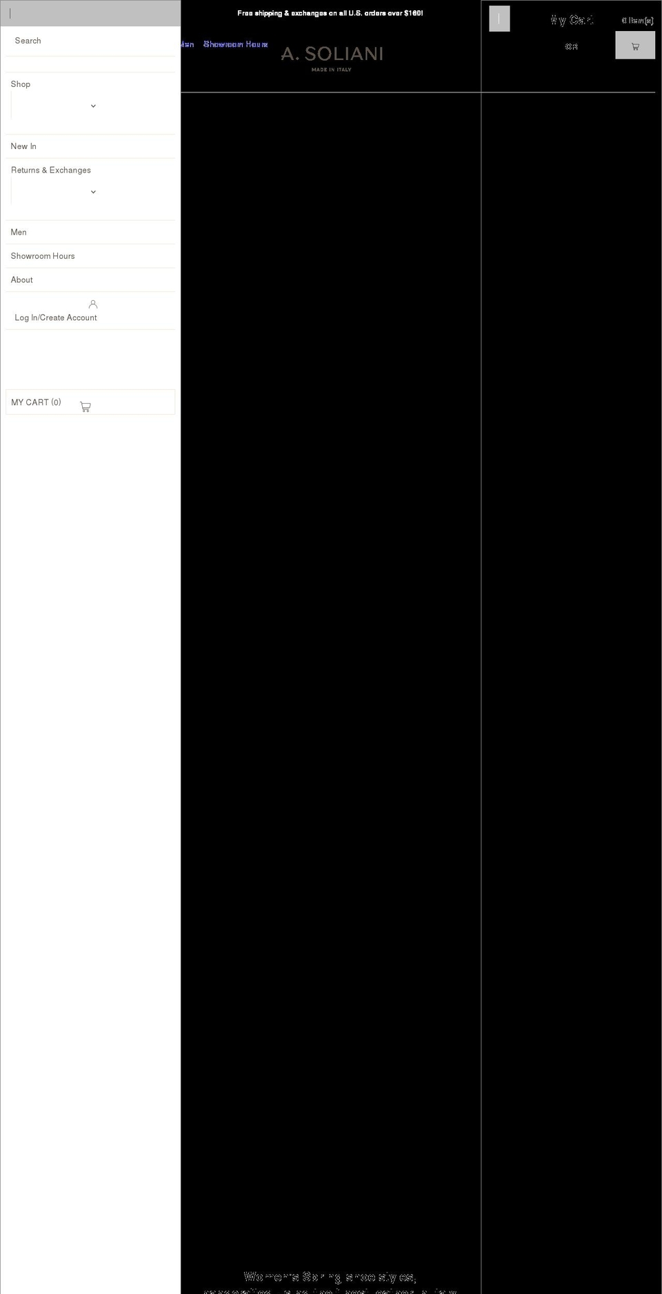 a-soliani-leather.myshopify.com shopify website screenshot