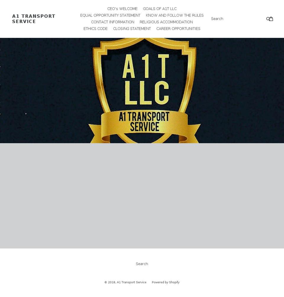 a1tllc.com — Shopify storefront screenshot
