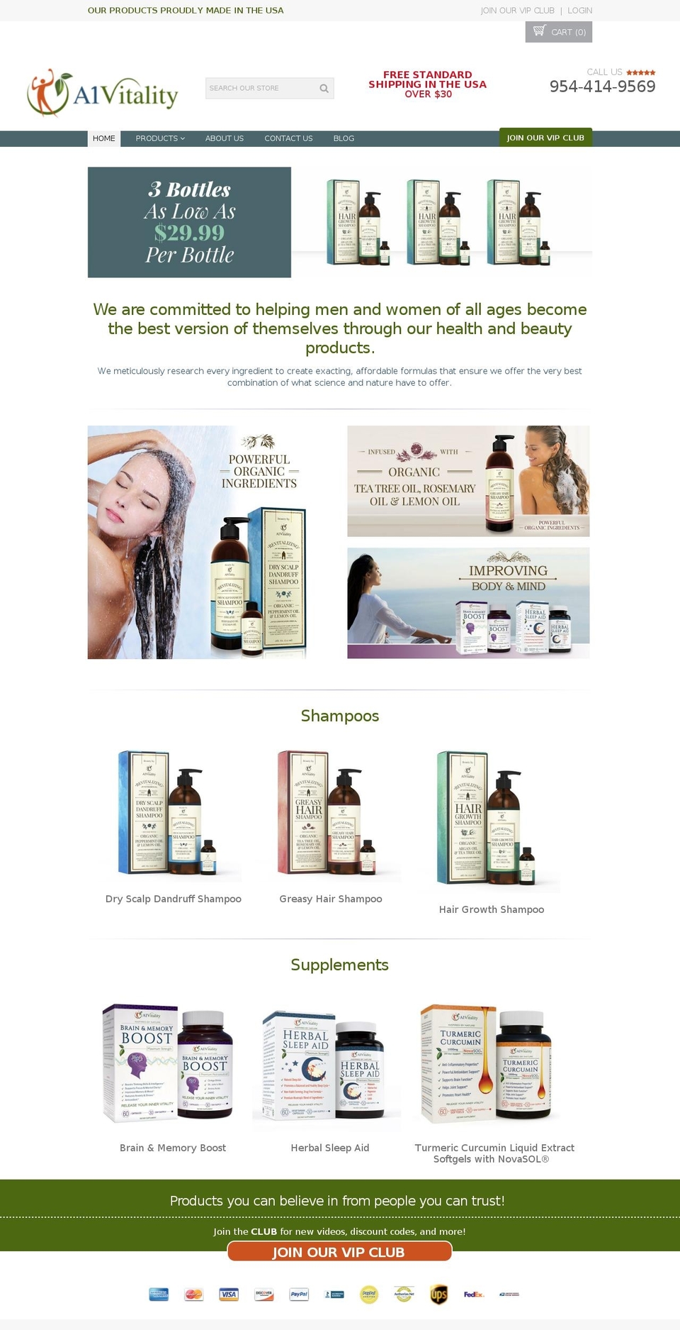 proven-profitable-theme-9-1 Shopify theme site example a1vitalityshop.com