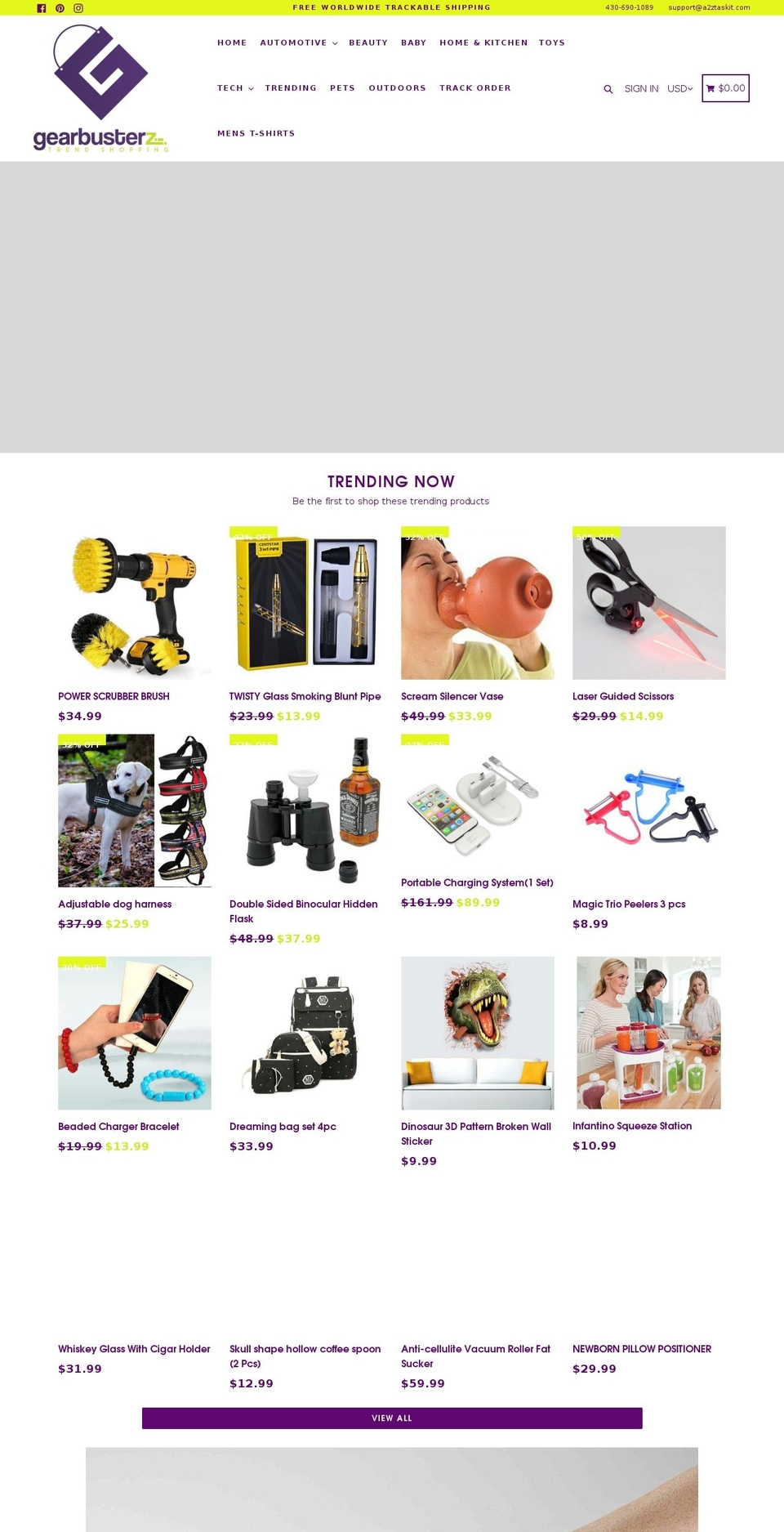 a2zbazaarr.com shopify website screenshot