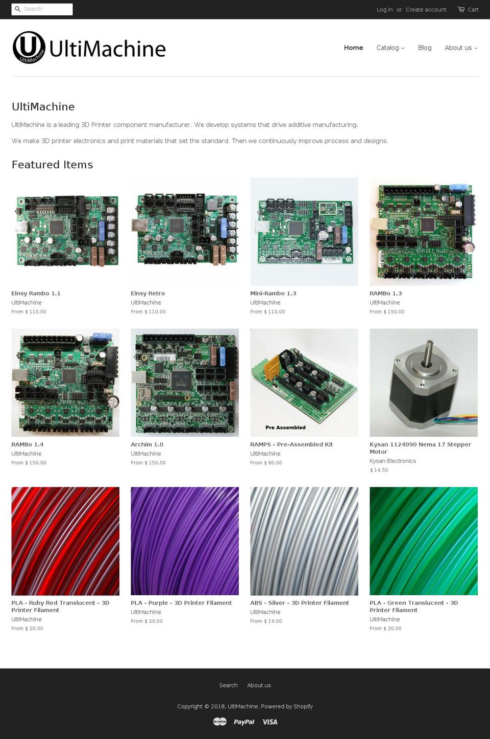 a3dprint.com — Shopify storefront screenshot