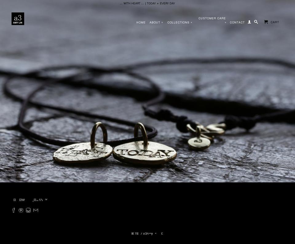 a3jewelry.com shopify website screenshot