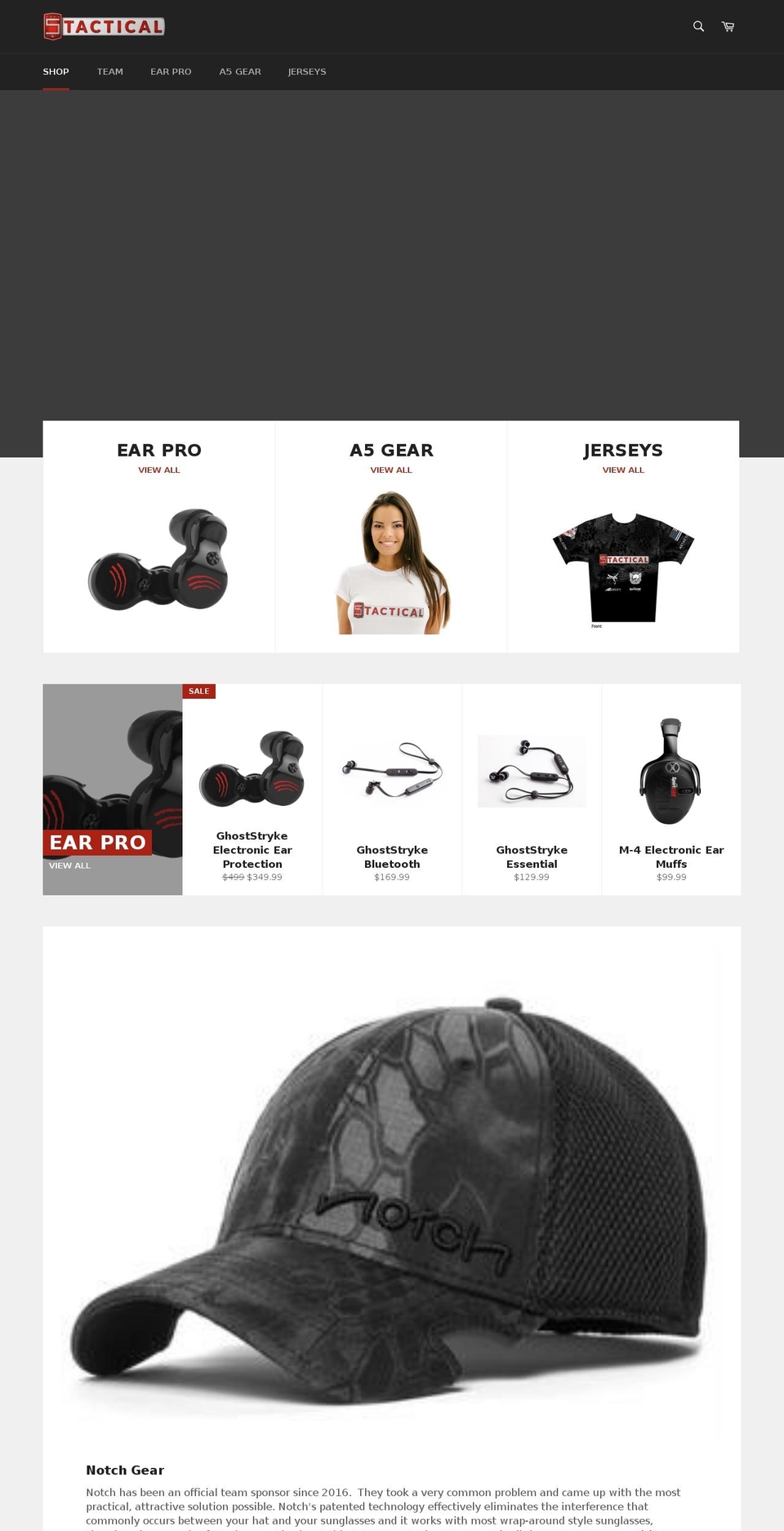 a5tactical.com shopify website screenshot