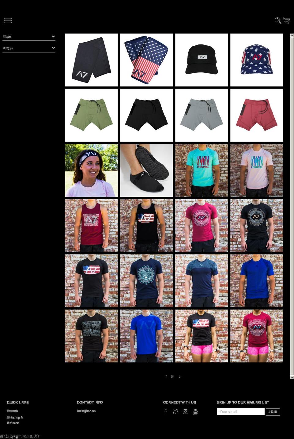 Copy of A7 Standard Distributor Theme Shopify theme site example a7fitness.com