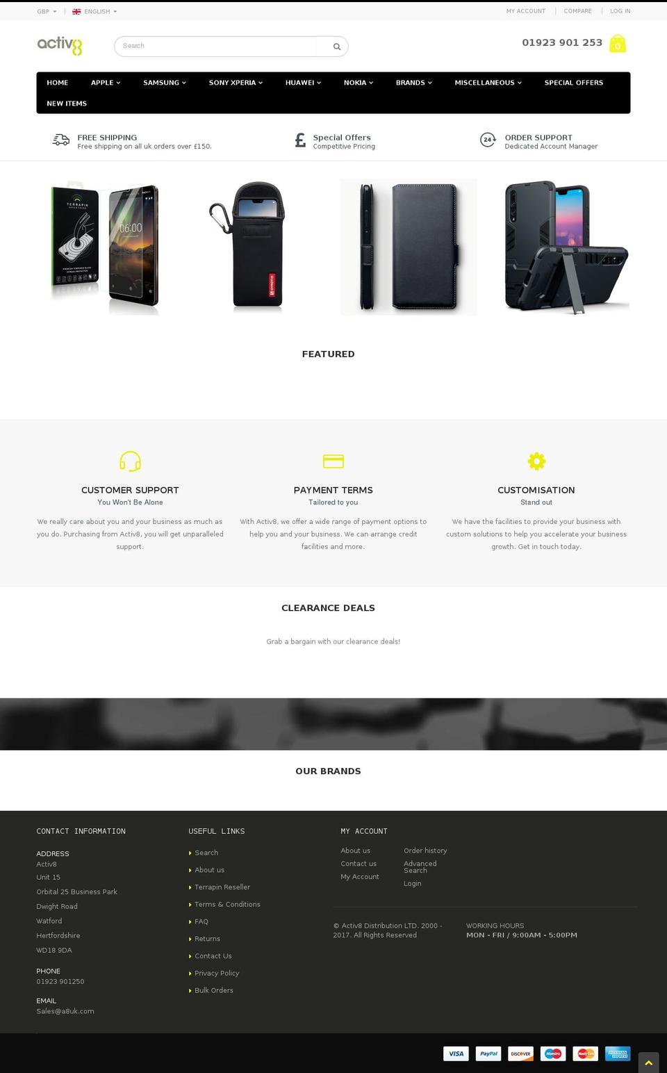 a8ie.com — Shopify storefront screenshot
