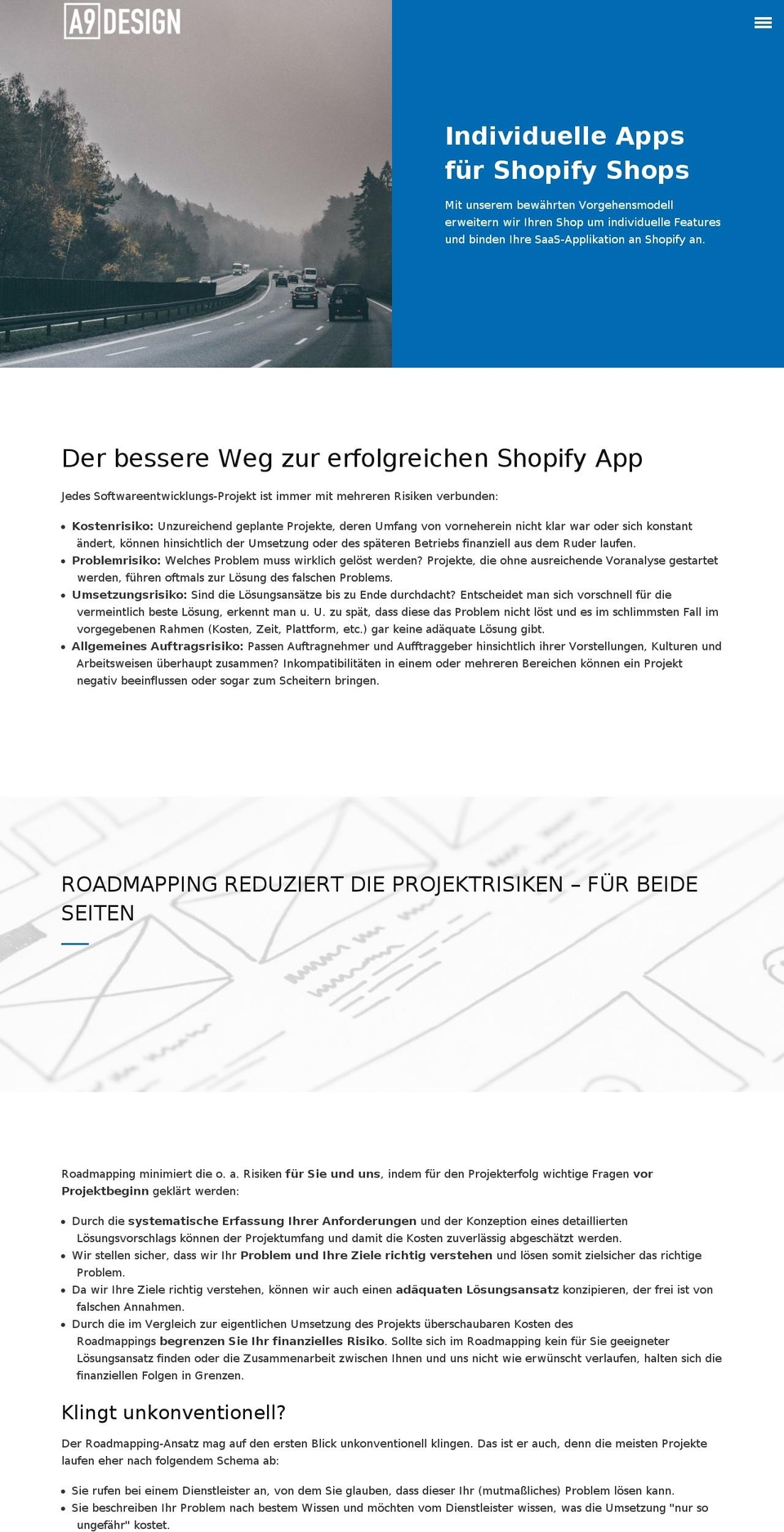 a9-design.com — Shopify storefront screenshot
