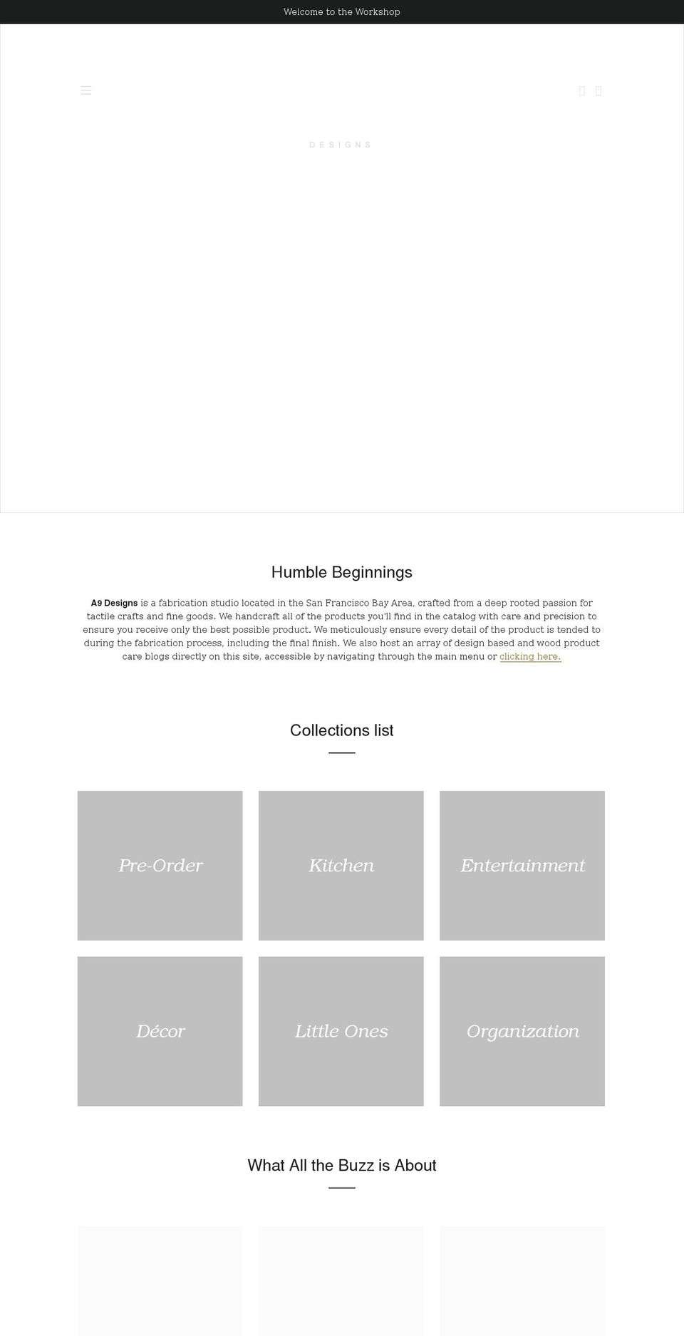 a9.design shopify website screenshot