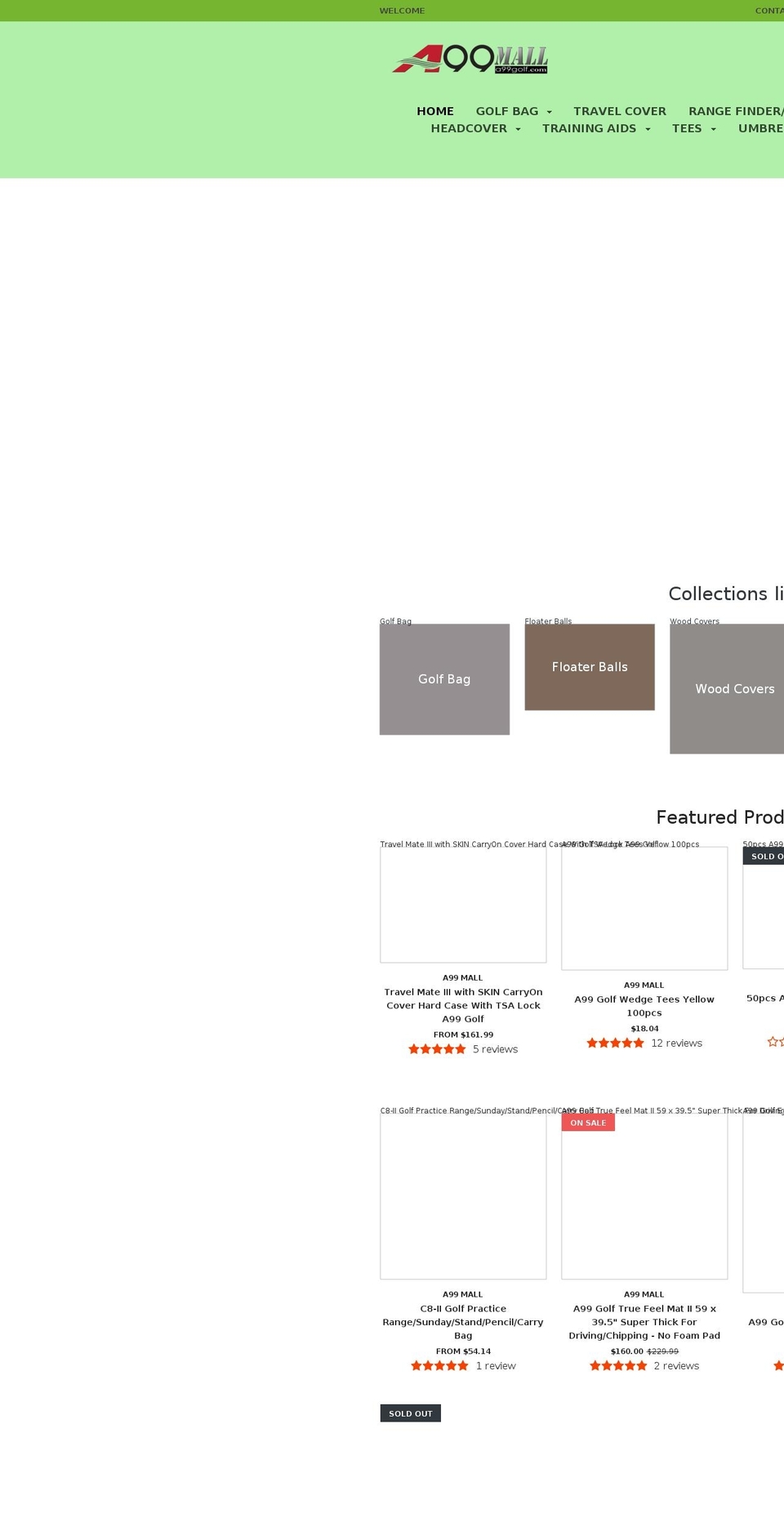 a99mall.com — Shopify storefront screenshot