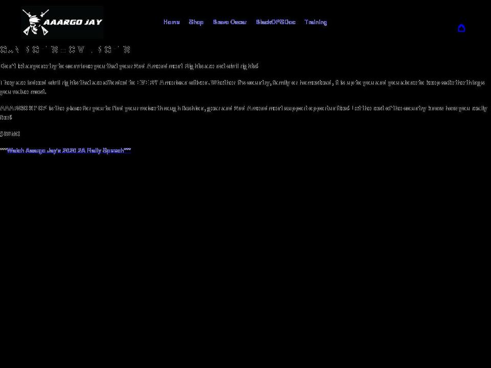 aaargojay.com shopify website screenshot