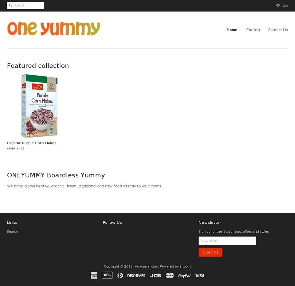 aafel.com — Shopify storefront screenshot