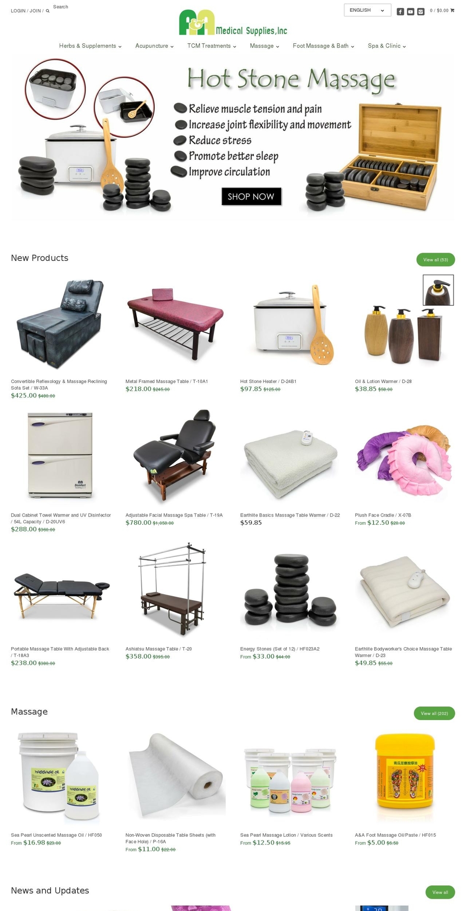 aagroupinc.com shopify website screenshot