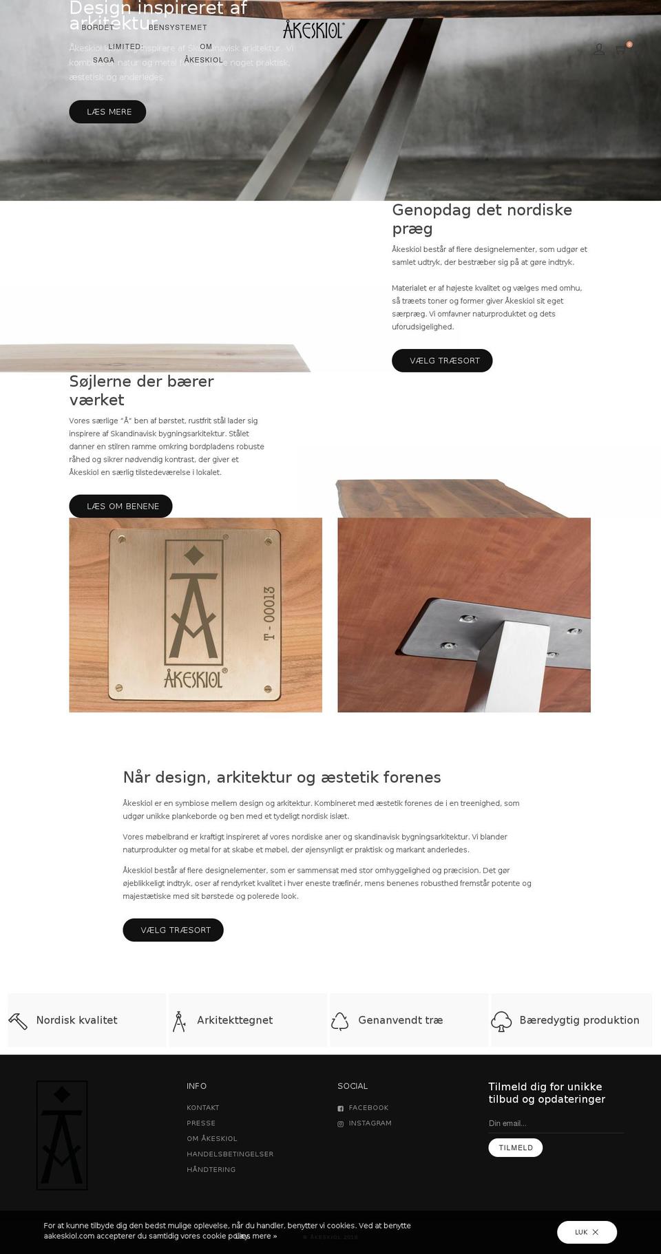 aakeskiol.com — Shopify storefront screenshot
