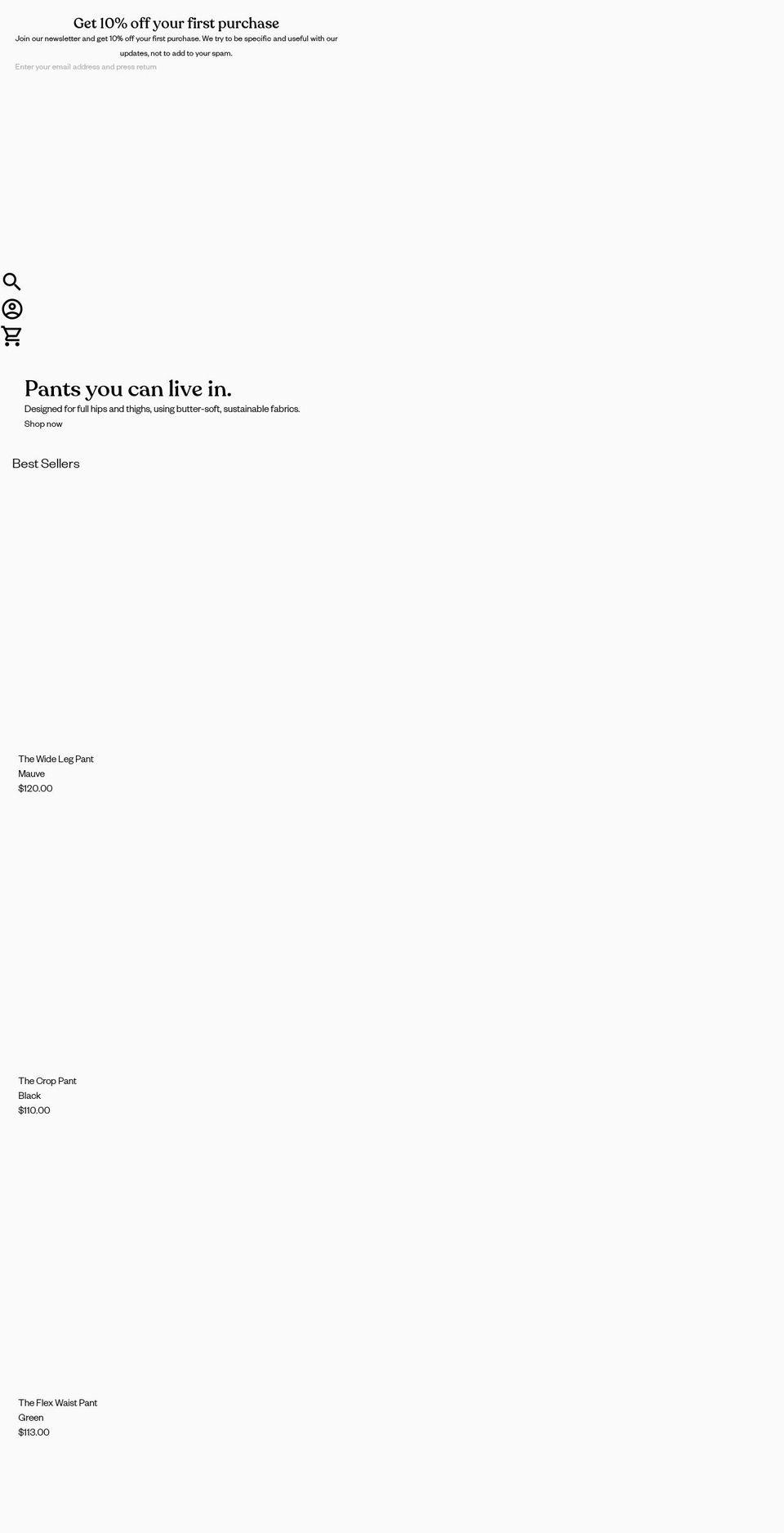 aamthelabel.com shopify website screenshot