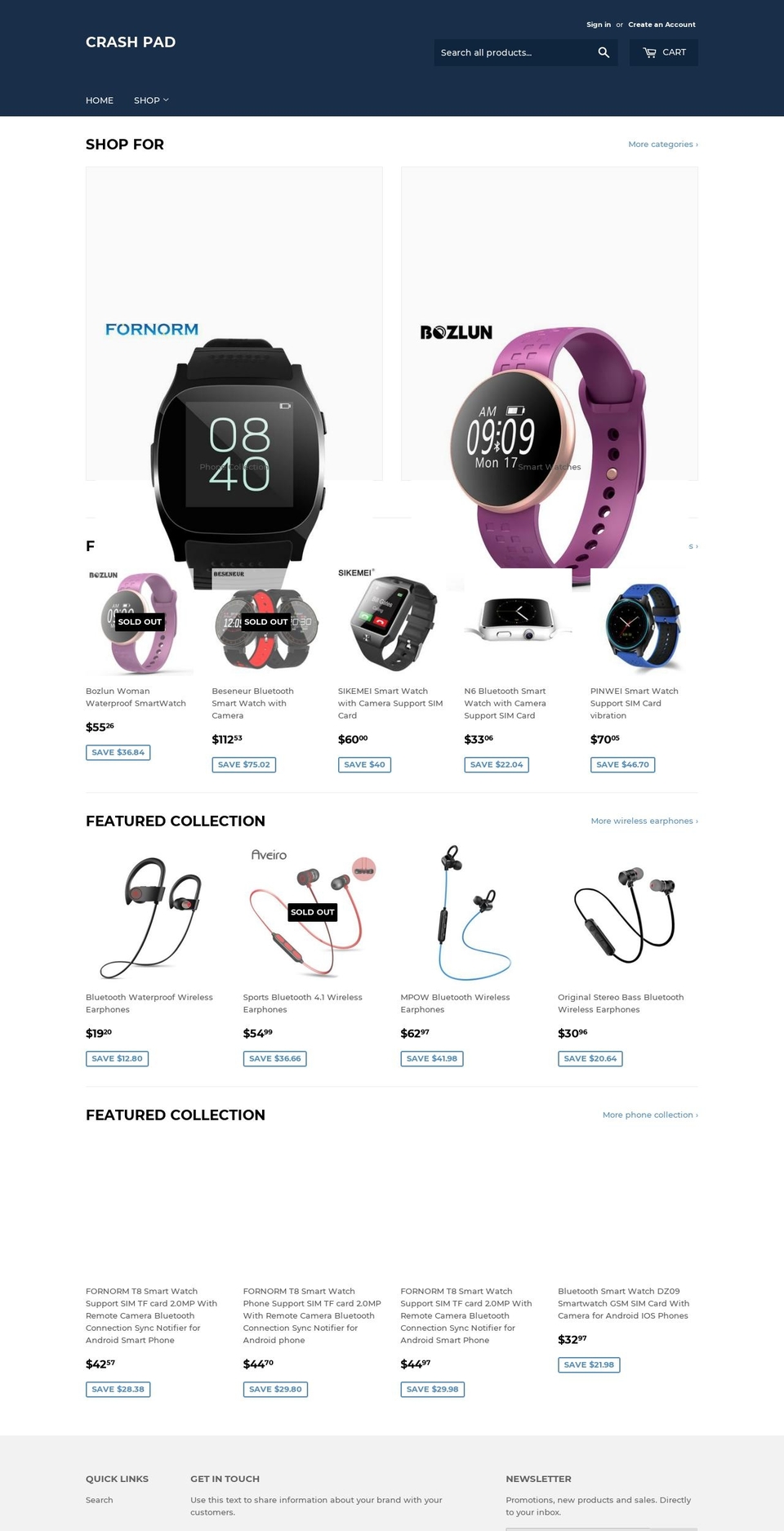 aandastore.com — Shopify storefront screenshot