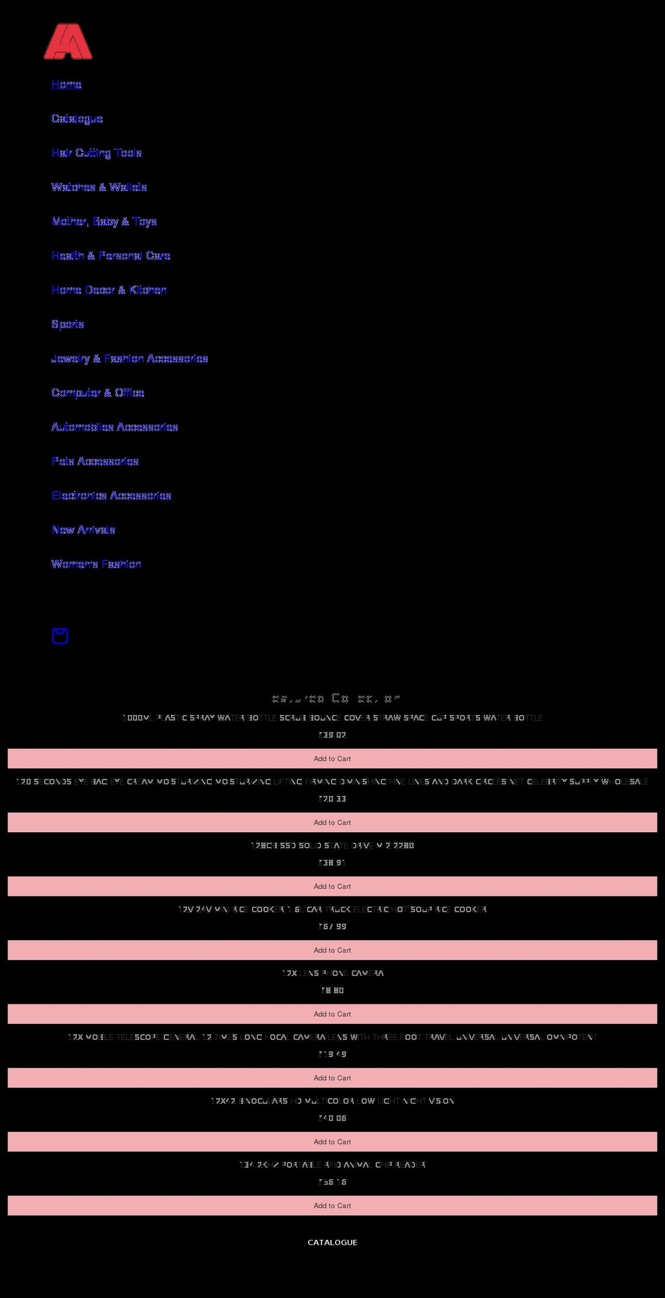 aaretailers.com shopify website screenshot