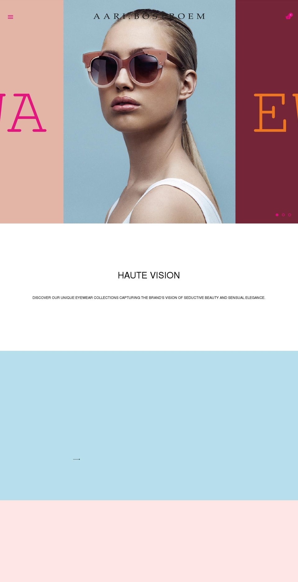 aaribostroem.com — Shopify storefront screenshot