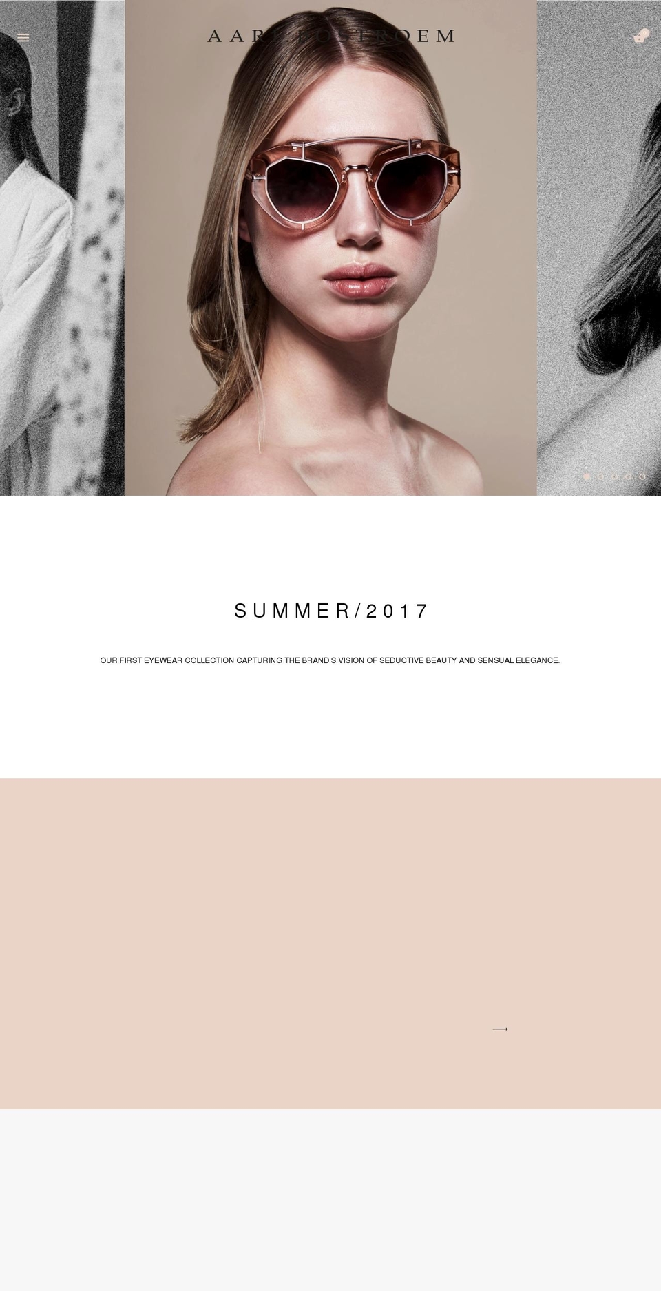 aaribostroemelements.com shopify website screenshot