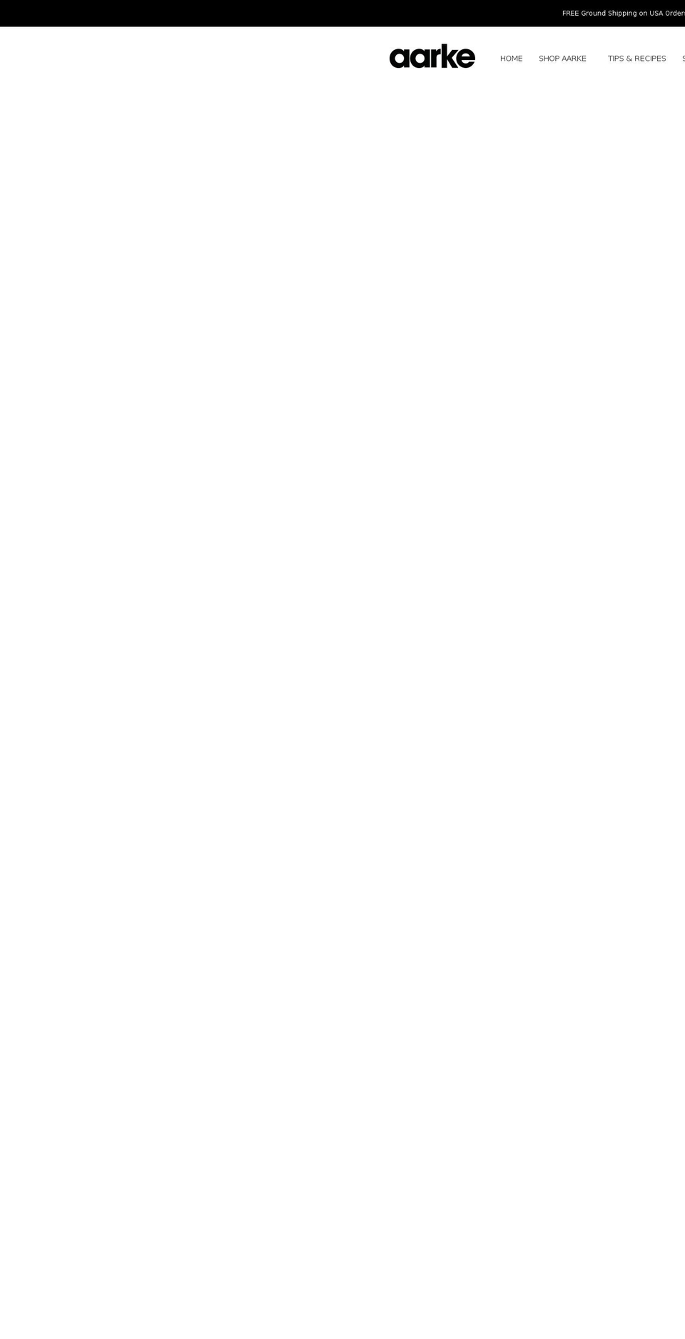 aarke-usa.com — Shopify storefront screenshot