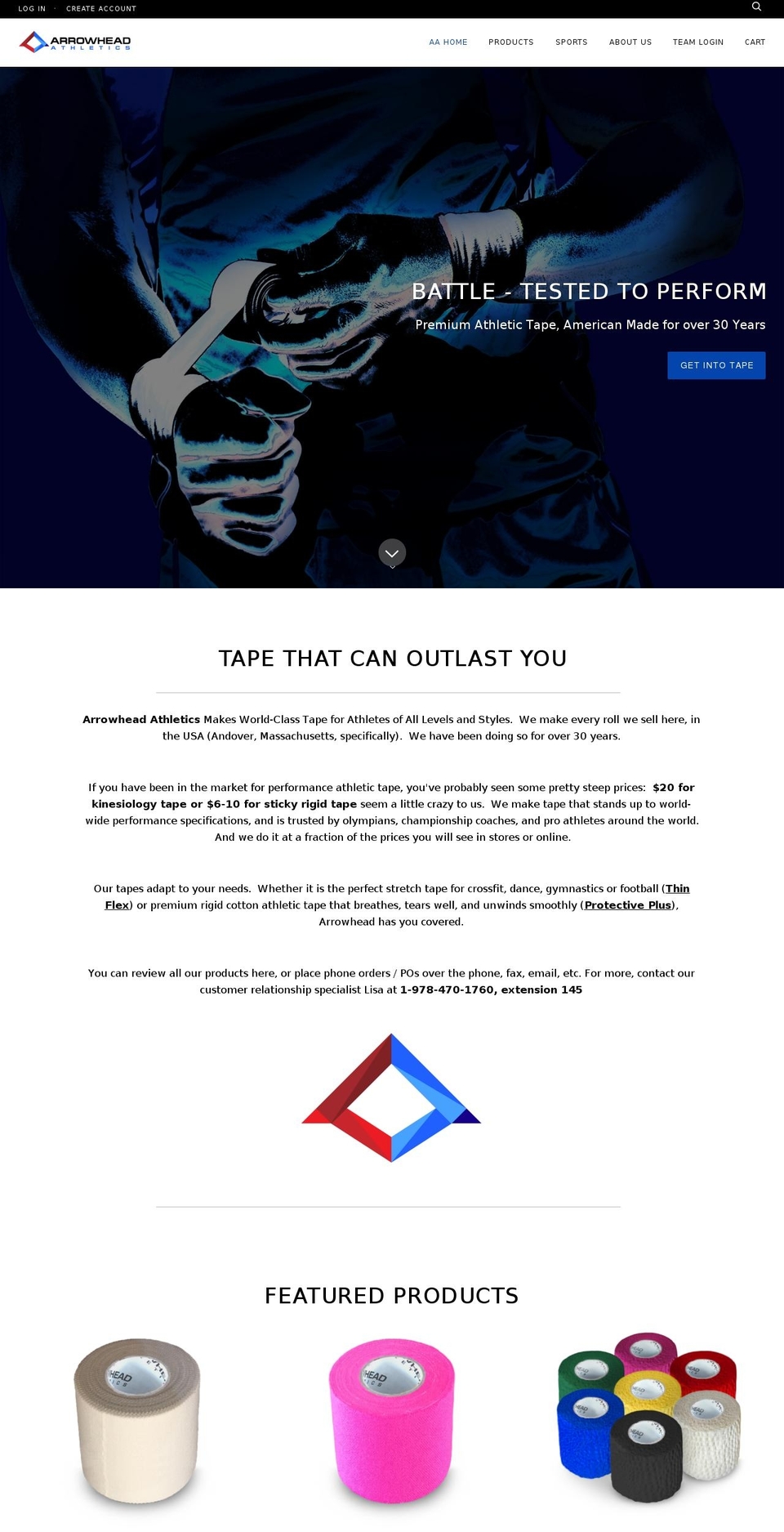 aatape.com shopify website screenshot