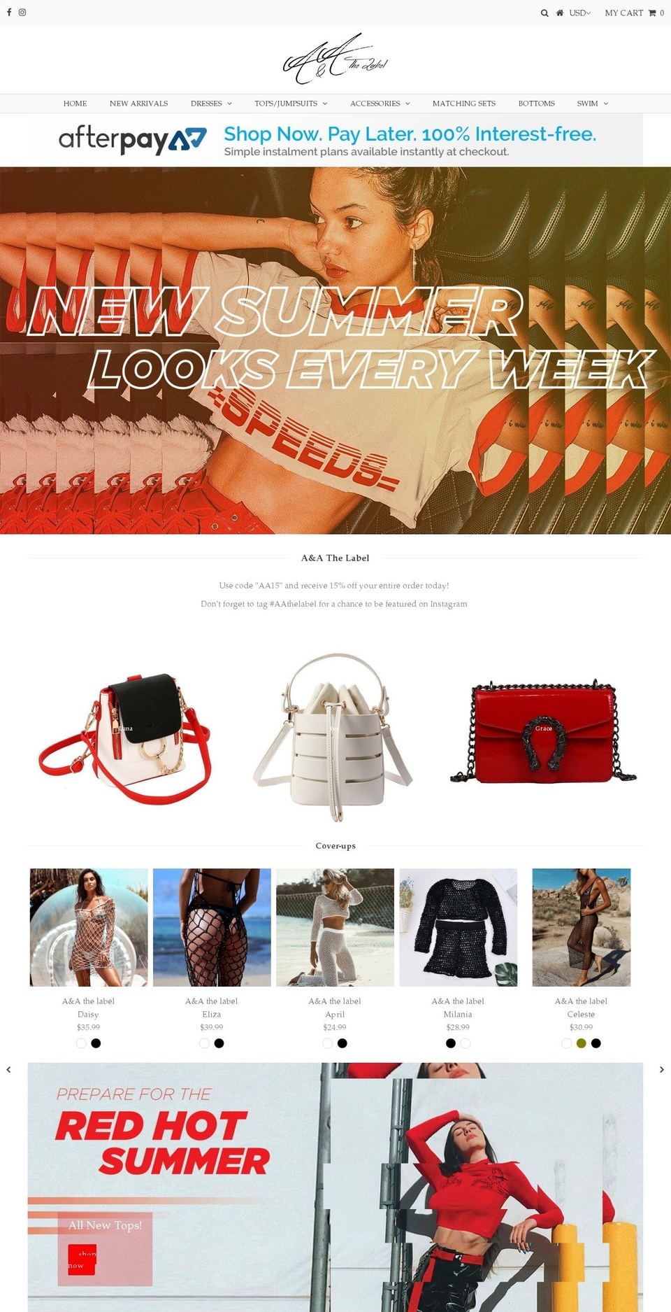 aathelabel.com — Shopify storefront screenshot